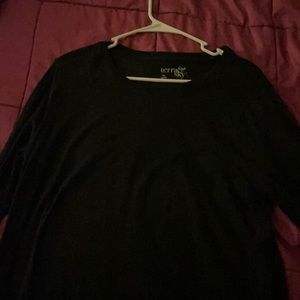 Long sleeved black t shirt Terra Sky oX 14W